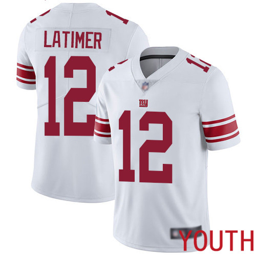 Youth New York Giants #12 Cody Latimer White Vapor Untouchable Limited Player Football NFL Jersey